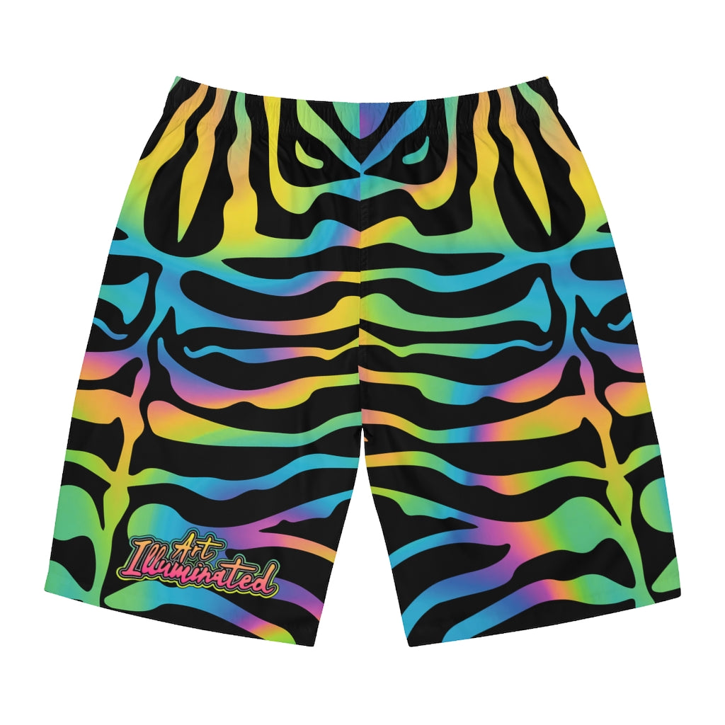 Neon Liger Unisex Board Shorts
