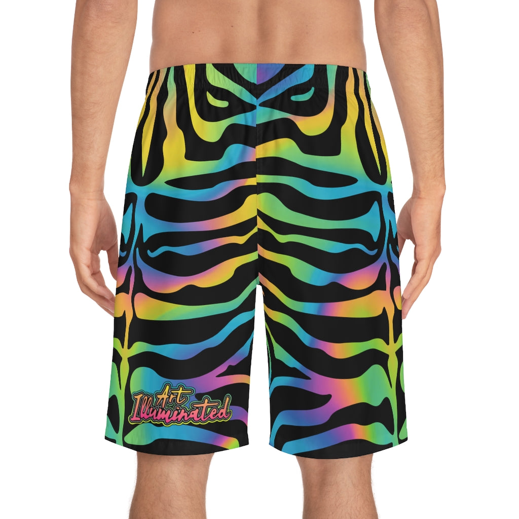Neon Liger Unisex Board Shorts